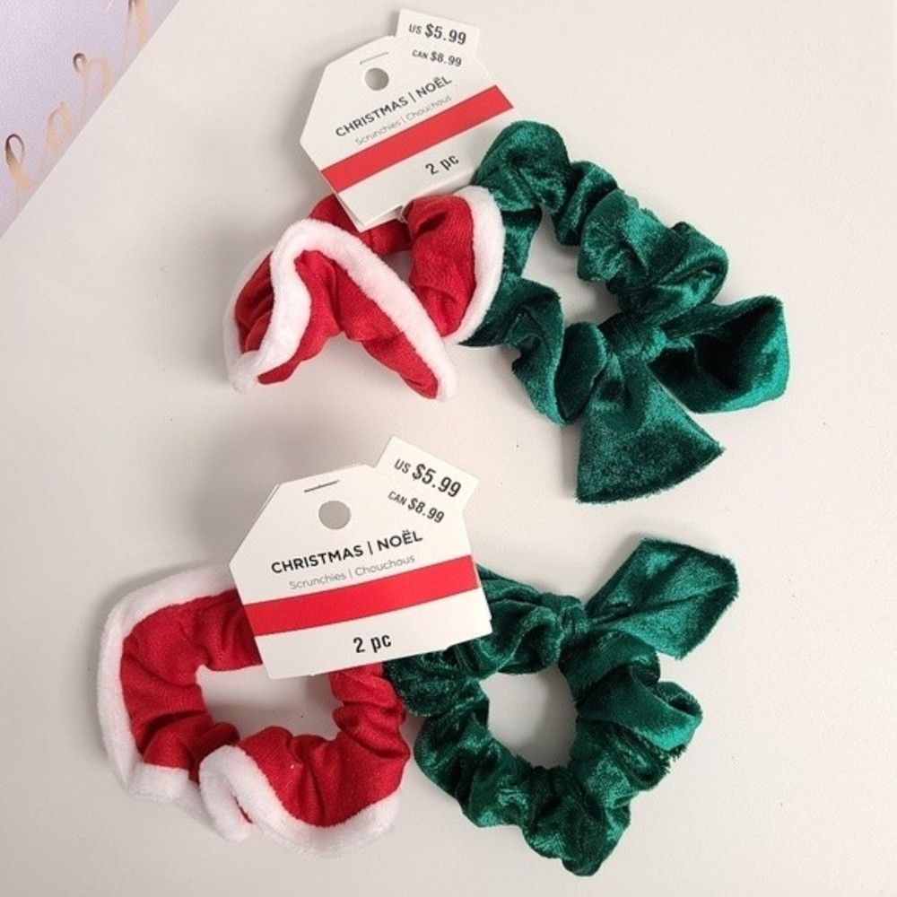 NWT Christmas Scrunchie Sets